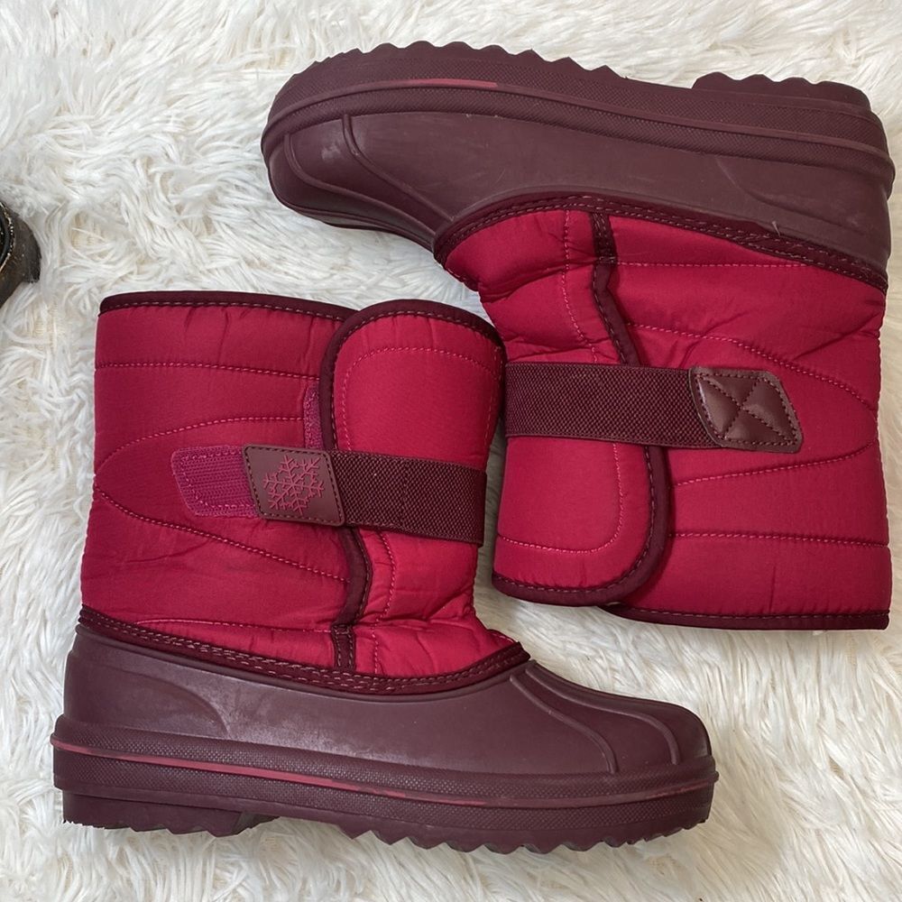 Children's Place Girls Snow Duck Boots Sz 4